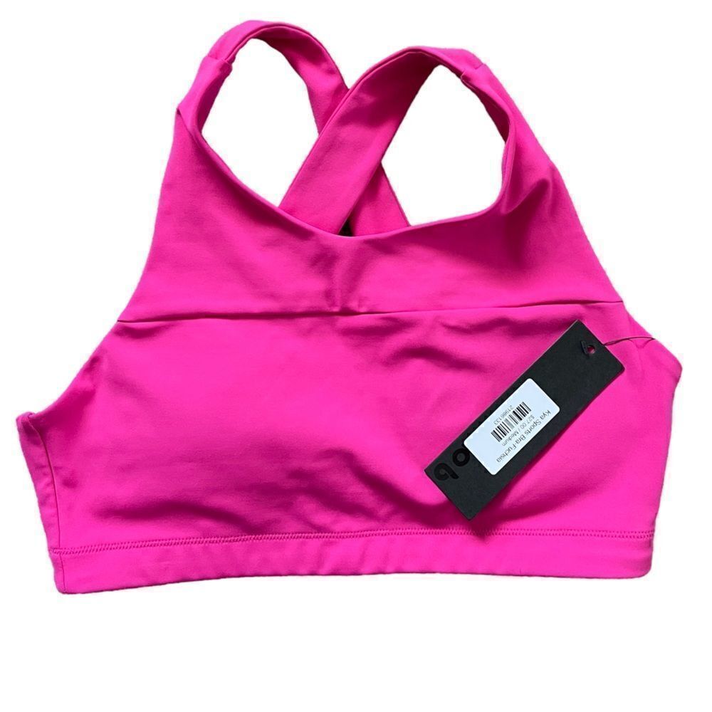 NWT MONO B Kya Sports Bra Dark Pink Size Medium
